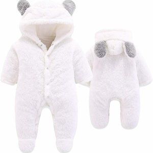 Newborn Baby Hooded Romper Jumpsuit